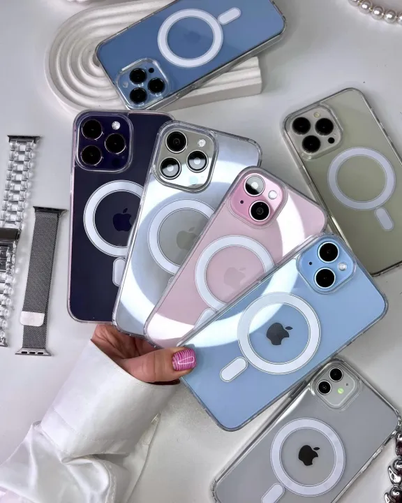 For%20iPhone%2012%20Anti-Yellow%20shockproof%20Soft%20TPU%20Hard%20Back%20Case%20Magsafe%20magnetic%20charging%20clear%20case%20Back%20Cover%20-%20Image%204