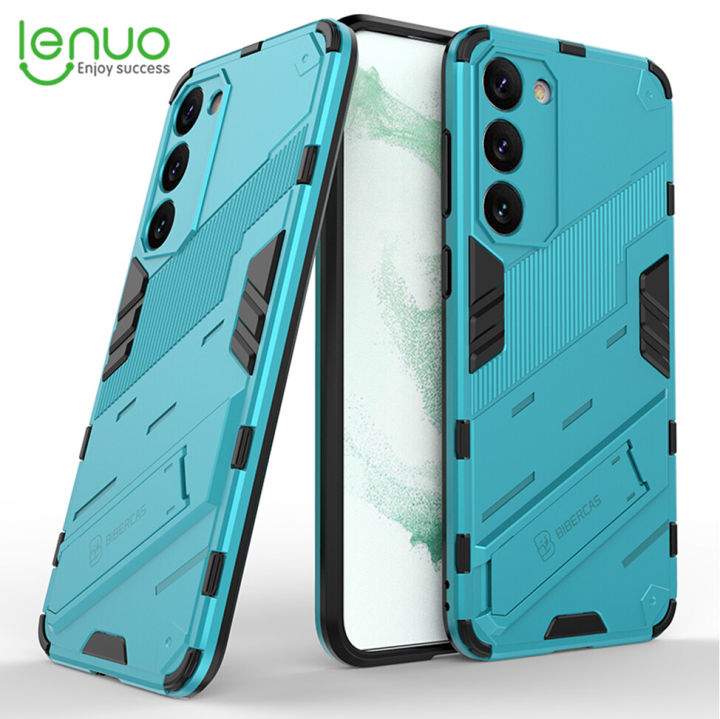 Lenuo%20Punk-Casing%20For%20Samsung%20Galaxy%20S23+%20/%20S23%20Plus%20Back%20Cover%20Eight-Color%20Anti-Fall%20And%20Anti-Slip%20Phone%20Bracket%20Lens%20Protection%20Cover%20Lovers%20Case%20-%20Image%202