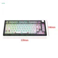DIY Mechanical Keyboard ABS Shell RGB Gaming Keyboard Easy Installation No Switches Wired Mechanical Keyboard Mechanical Keyboard Shell. 