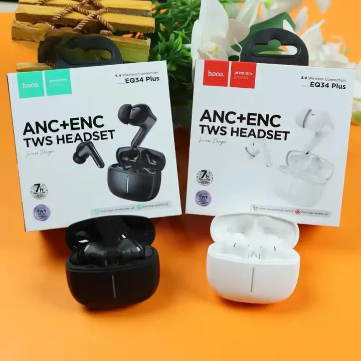 EQ34 Plus Rima ANC+ENC TWS Earbud (App Supported) | Long 7-Hour Playtime & Bluetooth 5.4