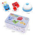 Children's wooden face changing Rubik's cube building block puzzle toys table battle games parent-child interactive net red toys wholesale. 