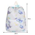 Nylon School Backpack Butterfly Teens School Bag for Girls Backpack Women Bookbags Student Schoolbag Large Black Cute Bagpack.