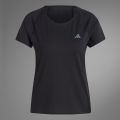 Adidas ADIZERO TEE BLACK T-SHIRTS.