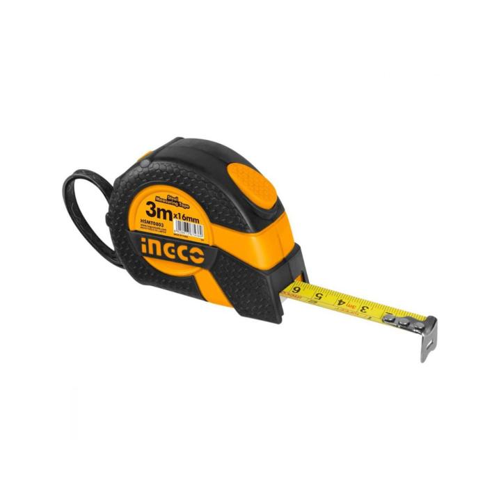 STEEL MEASURING TAPE – 3m x 16mm – INGCO HSMT0803