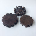 Rosewood Stone Jade Head Seal Teapot Teacup Mat Solid Wood round Base Wooden Pallet Wholesale Special Offer Direct Sales. 
