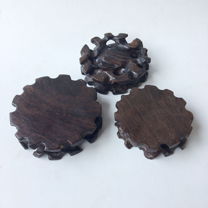 Rosewood%20Stone%20Jade%20Head%20Seal%20Teapot%20Teacup%20Mat%20Solid%20Wood%20round%20Base%20Wooden%20Pallet%20Wholesale%20Special%20Offer%20Direct%20Sales%20-%20Image%205