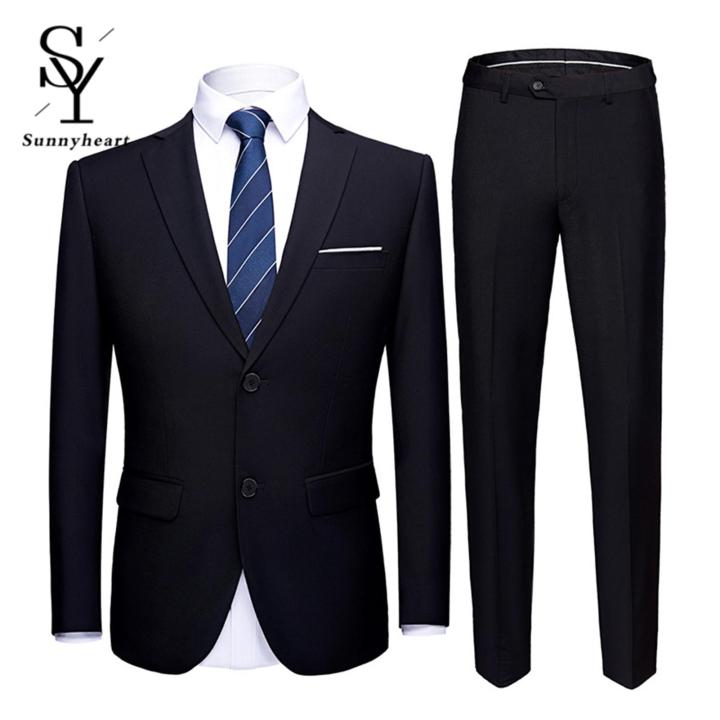 Blazer%20Pants%20Long%20Sleeve%20Pure%20Color%20Two%20Buttons%20Blazer%20Pants%20-%20Image%202