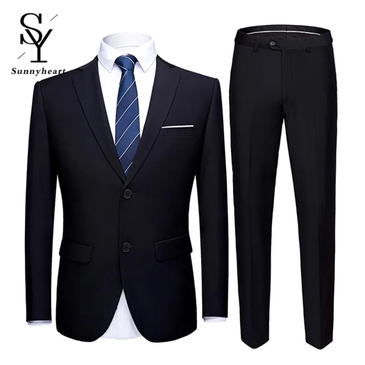 Blazer%20Pants%20Long%20Sleeve%20Pure%20Color%20Two%20Buttons%20Blazer%20Pants%20-%20Image%202