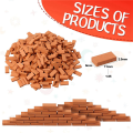 1750 Pieces Mini Bricks for Landscaping Miniature Bricks Brick Wall Small Bricks for Garden Parts,1/35 Scale.