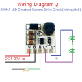 LD2635MA DC5-27V Step-Down HB LED Driver Module Adjustable PWM Controller DC-DC Buck Constant Current Converter Durable Easy Install. 
