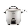 Panasonic Rice Cooker 2.8L- Silver (SR-G28). 