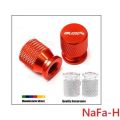 Model Universal Wheel Nozzle Cap- CNC Red. 