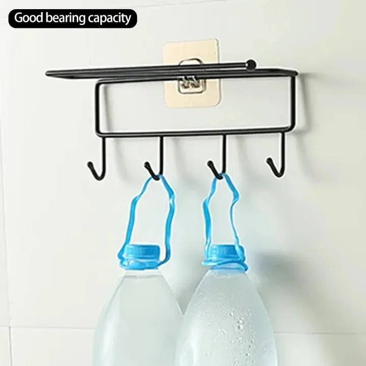 5Pcs%20Self%20Adhesive%20Wall%20Hooks%20Invisible%20Traceless%20Snap%20Hook%20Organizer%20Wall%20Storage%20Holder%20Bathroom%20Kitchen%20Bedroom%20Hook%20Kit%20-%20Image%205
