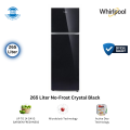WHIRLPOOL 265 Liter No-Frost 5-Star Energy Class Inverter Refrigerator NeoFresh Crystal Black With Free Delivery and Official Warranty. 