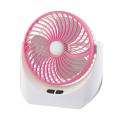 Portable & Rechargeable Mini Fan With Light - (Multycolour) Assorted. 