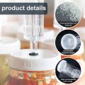 (New)JDXHLAU Airlock for Fermenting,Fermentation Airlock with ilicone Grommet, for Preervation,Brewing,, , auerkraut.
