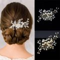 Crystal Pearl Hairpin Hair Vine Tiaras Headpiece Hair Comb Pins Hair Clips Wedding Bridal Rhinestone Jewelry Hair Accessories. 