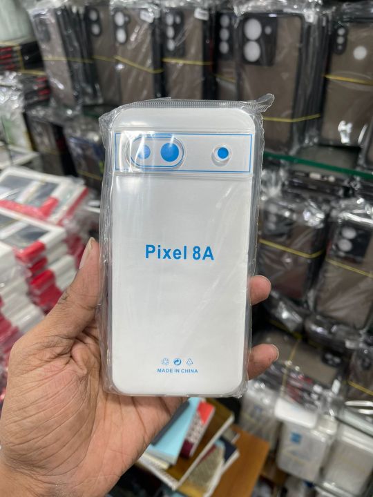 google pixel 8a Comfortable Clear Transparent Soft TPU Back Case Cover
