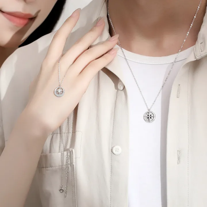 The%20new%20sterling%20silver%20original%20eight-pointed%20star%20compass%20couple%20necklace%20personalized%20pointer%20design%20clavicle%20chain%20is%20a%20pair%20of%20light%20luxury%20and%20niche%20-%20Image%204