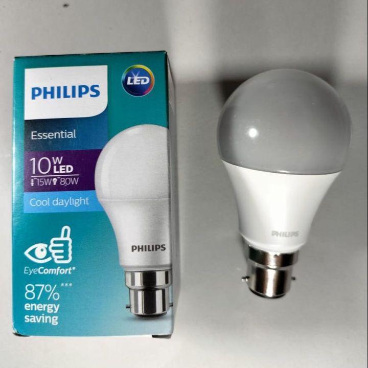 Philips Essential LED Bulb 10W 6500K B22 Pin Type