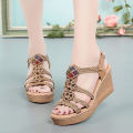 High Heel Platform Sandals Women's Flat Shoes Fairy Style2023New Popular Women's Shoes Bohemian Beach Shoes. 