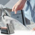 Passport Holder Credit Card Holder RFID Wallet Travel Cover Case Passport Bag.