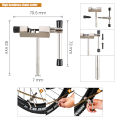 Bicycle Tools Kit Crank Puller Chain Splitter Cutter Breaker Flywheel Remover Bike Wheel Hub Spoke Wrench MTB Repair Accessories.