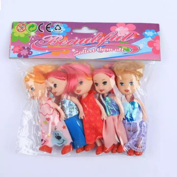 5 Sets Doll Cowboy Suit Fashion Change Outfit Casual Dress For Baby - Doll