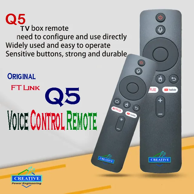 Bluetooth Voice Remote Control Remote for Q5 TV Box, Micom TV box ...