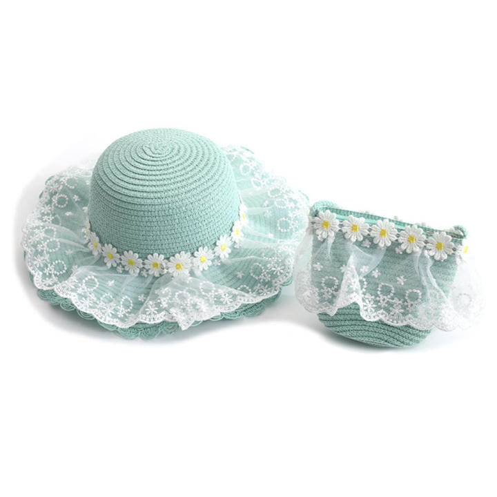Straw%20Material%20Kids%20Beach%20Set%20Stylish%20Adjustable%20Size%202%20Piece%20Girls%20Straw%20Hat%20Lightweight%20Lace%20Detail%20Summer%20Hat%20Bag%20Combo%20for%20Outdoor%20Activities%20Beachwear%20Summer%20Travel%20Sun%20Safety%20Girl%E2%80%99s%20-%20Image%206