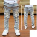IENENS Kids Boys Jeans Classic Cowboy Pants Children Denim Clothing Bottoms Baby Boy Casual Trousers 4 5 6 7 8 9 10 11 Years.