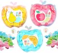 Travel Soft Paper Soap In Flower Design Apple Shape Plastic Box.