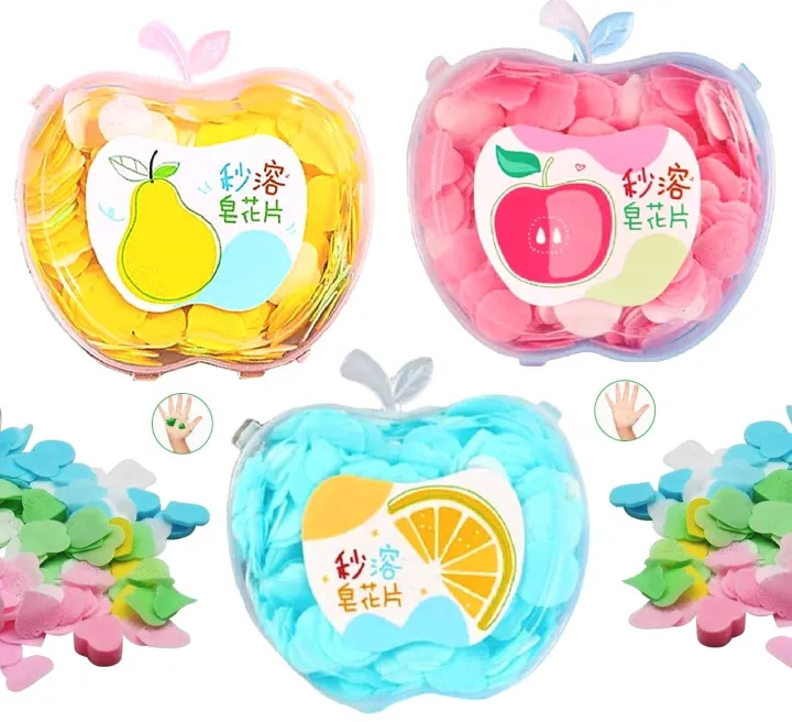 Travel%20Soft%20Paper%20Soap%20In%20Flower%20Design%20Apple%20Shape%20Plastic%20Box%20-%20Image%202