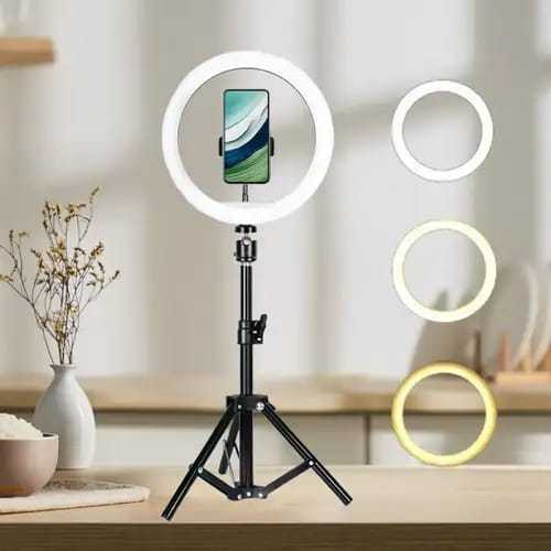 Ring%2010%20inchi%20Light%20Photo%20Studio%20Camera,%20Video%20lamp%20with%20Tripod%20for%20Smartphone%20-%20Image%202