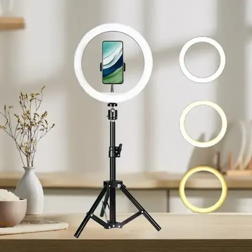 Ring%2010%20inchi%20Light%20Photo%20Studio%20Camera,%20Video%20lamp%20with%20Tripod%20for%20Smartphone%20-%20Image%202