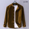 Men`s Cotton Long Sleeve Casual Shirt. 
