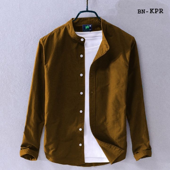 Men%60s%20Cotton%20Long%20Sleeve%20Casual%20Shirt%20-%20Image%202