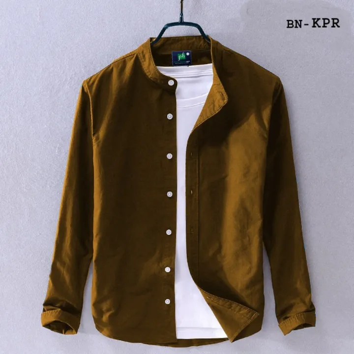 Men%60s%20Cotton%20Long%20Sleeve%20Casual%20Shirt%20-%20Image%202