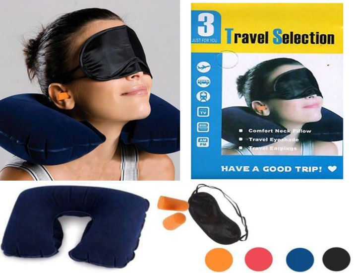 3 In 1 Travel Neck Pillow Set - Enjoy Comfort And Versatility With Our 3-In-1 Travel Neck Pillow Set - Designed To Enhance Travel Experience