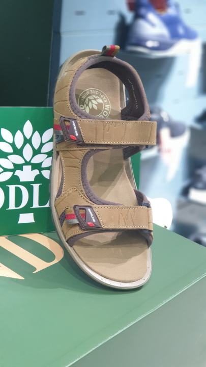 Woodland Casual Leather Sandal - 3999121 Camel