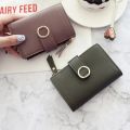 Fashion Trend Clutch Female Purse Money Clip Wallet Small Zipper Brand Leather Luxury Purse Women Ladies Card Bag for Women. 