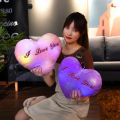 36*30 Toys for Children Plush Light Heart Toy Soft Present Birthday Gift Light LED Stuffed Animals Plush Toy Colorful Glowing.