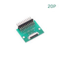 1Pc 4 Pin -50 Pin 0.5mm Pitch Connector FPC/FFC Adapter Board 0.5mm To 2.54mm Connector Curved Pin Hudduo. 