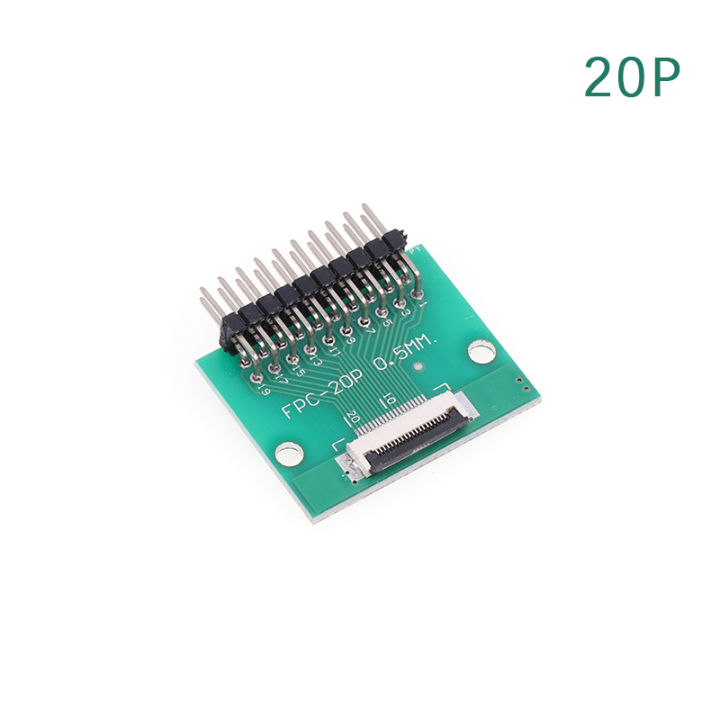 1Pc%204%20Pin%20-50%20Pin%200.5mm%20Pitch%20Connector%20FPC/FFC%20Adapter%20Board%200.5mm%20To%202.54mm%20Connector%20Curved%20Pin%20Hudduo%20-%20Image%205