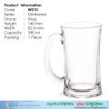 3 Pieces 390 ml Clear Glass Juice/Drinking Mug OLiLA W010 (স্বচ্ছ কাঁচের মগ) - Coffee Mug - Coffee Mug. 