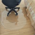 Transparent Wood Floor Protection Mat PVC Floor Carpet Office Computer Chair Cushion Protection Pad Soft Glass Carpet Round Rug. 