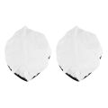 2X Photography Light Soft White Diffuser Cloth for 7Inch 180mm Standard Studio Strobe Reflector. 