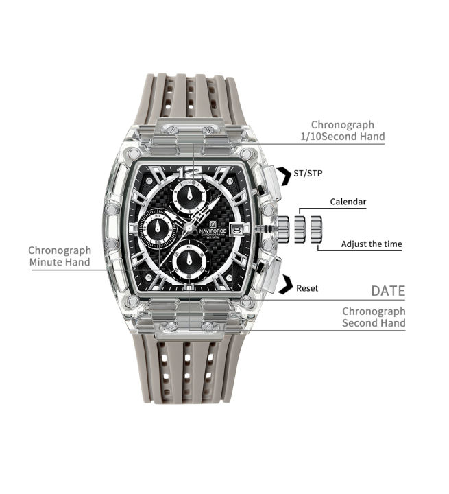 NAVIFORCE%20NF7105%20Sports%20Transparent%20Waterproof%20Quartz%20Silicone%20Multifunctional%20Chronograph%20Men%20Watch%20-%20Image%206