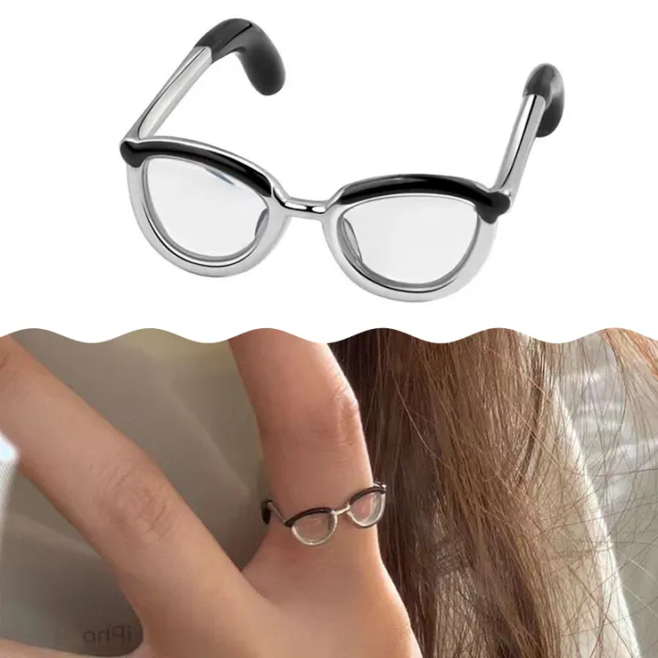 Fashion%20Cute%20Mini%20Glasses%20Shape%20Open%20Adjustable%20Ring%20For%20Women%20Funny%20Personality%20Sweet%20Cool%20Glasses%20Tail%20Ring%20Party%20Jewelry%20Gift%20Mzea%20-%20Image%204