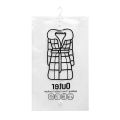 Reusable Vacuum Bag Suction Pump Clothes Storing Hanging Large Plastic Compression Empty Bag Dust Cover Travel Storage Container. 